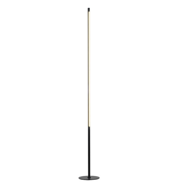 ACA Decor Φωτιστικό Δαπέδου LED Avenue 18W 1440Lm Αλουμινίου Μαύρο Ματ με PC – 3000K Θερμό Λευκό