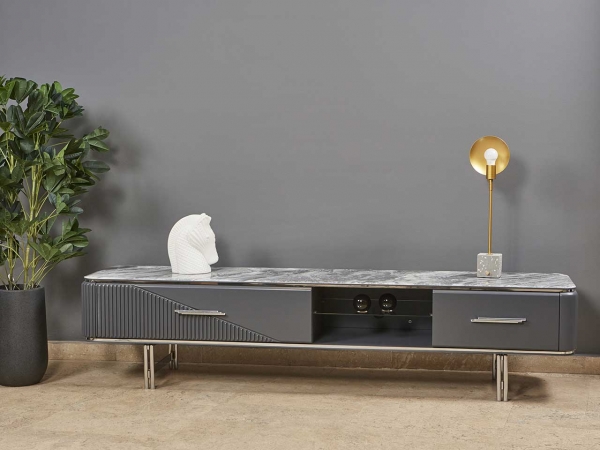 Έπιπλο Tv Marble Grey