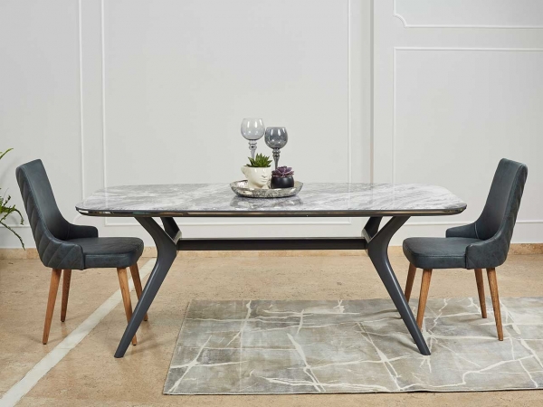 Τραπεζαρία Marble Grey